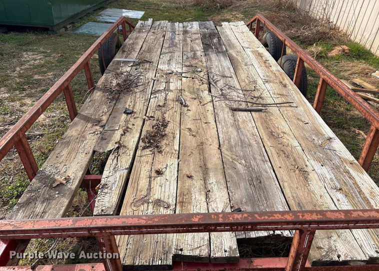 image for item EV2644 Shop built utility trailer