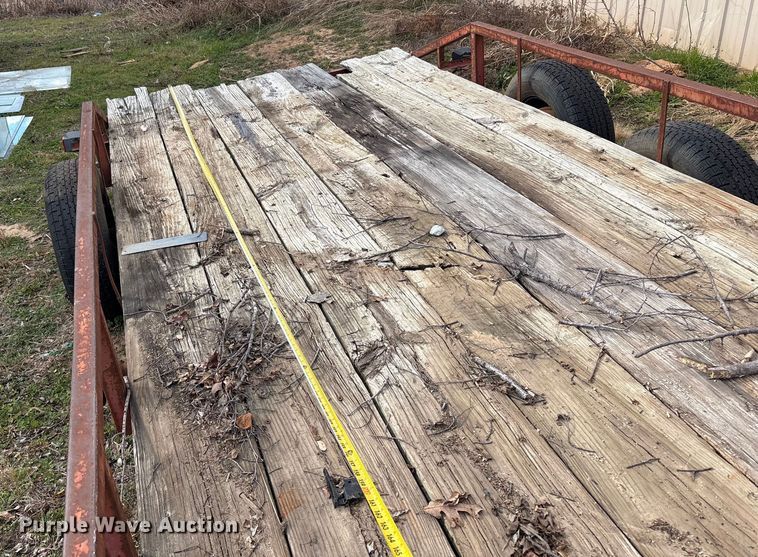 image for item EV2644 Shop built utility trailer