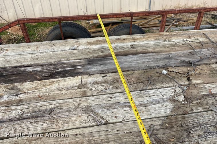 image for item EV2644 Shop built utility trailer