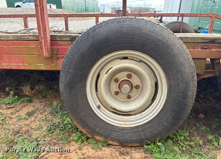 image for item EV2644 Shop built utility trailer