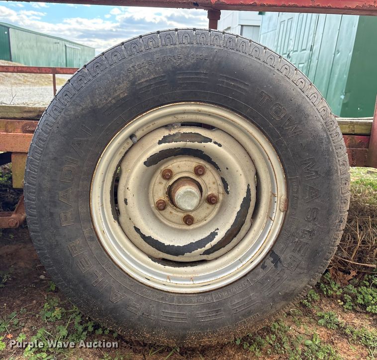 image for item EV2644 Shop built utility trailer