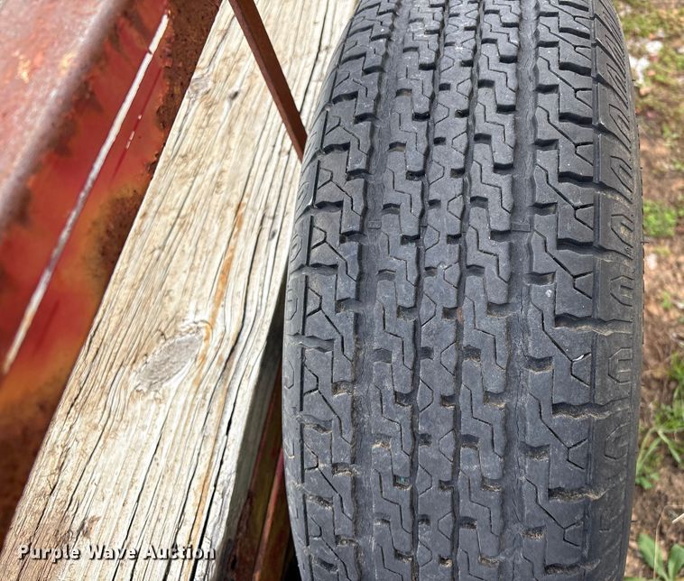 image for item EV2644 Shop built utility trailer