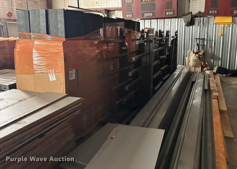 image for item FB0599  (11) pallets of electric bleachers