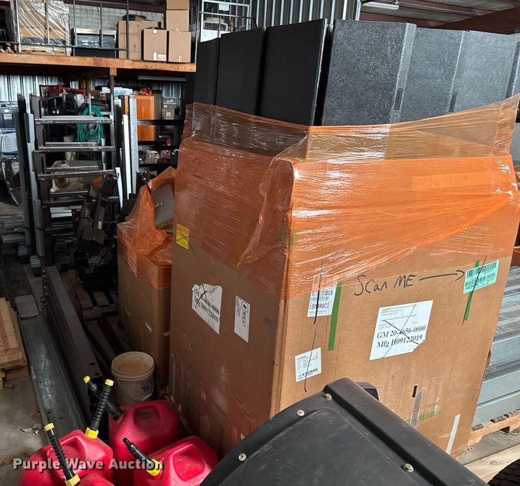 image for item FB0599  (11) pallets of electric bleachers