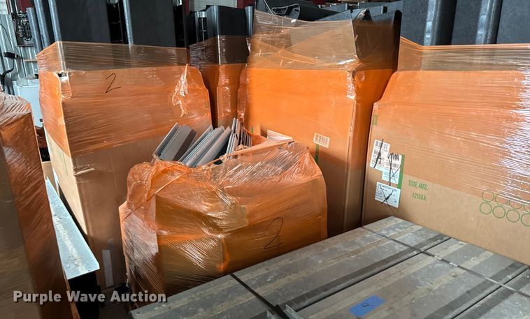 image for item FB0599  (11) pallets of electric bleachers