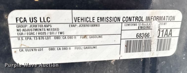 image for item FB0664 2018 Dodge Durango SUV