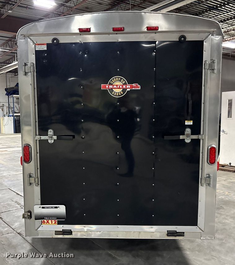 image for item FB3469 2012 Carry-On   6X12CGR enclosed cargo trailer