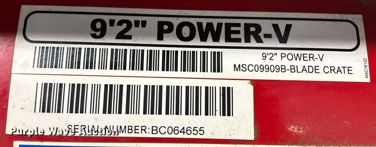 image for item FB3470 The Boss Power V snow plow