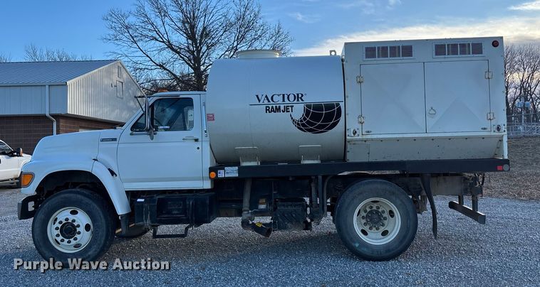 image for item FB3473 1996 Ford F800 sewer jetter truck