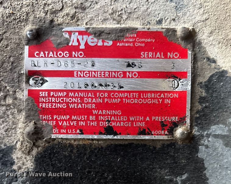 image for item FB3473 1996 Ford F800 sewer jetter truck