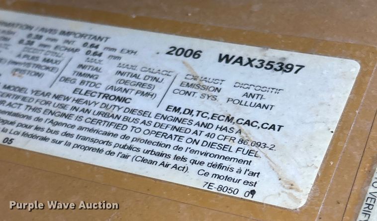 image for item FG0013 2007 Blue Bird Vision school bus