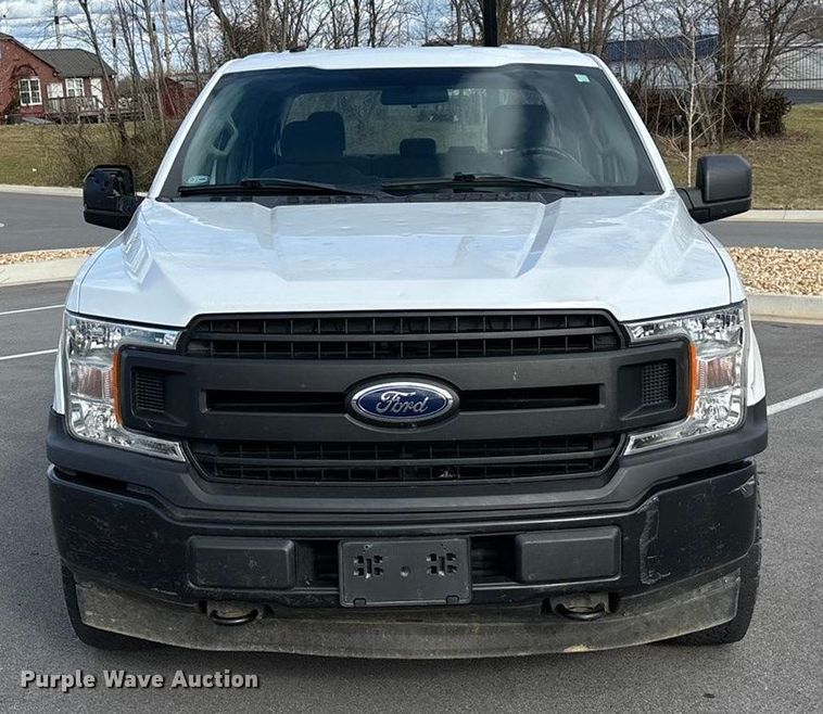 image for item FG0025 2018 Ford F150 Crew Cab flatbed pickup truck