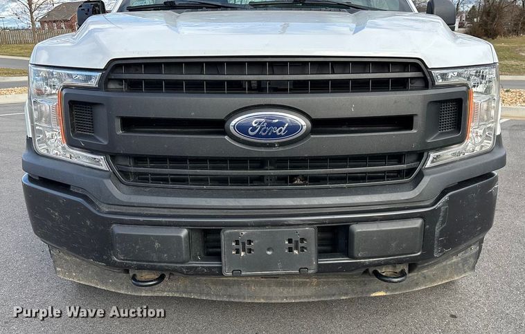 image for item FG0025 2018 Ford F150 Crew Cab flatbed pickup truck