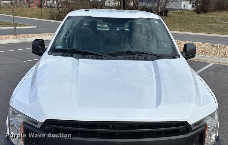 image for item FG0025 2018 Ford F150 Crew Cab flatbed pickup truck