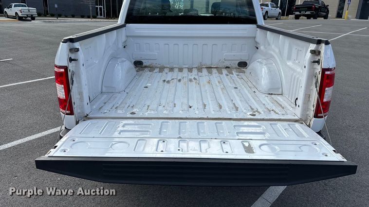 image for item FG0025 2018 Ford F150 Crew Cab flatbed pickup truck