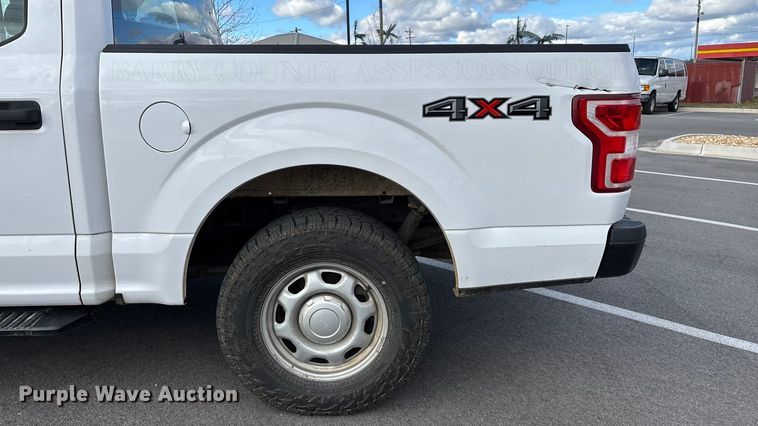 image for item FG0025 2018 Ford F150 Crew Cab flatbed pickup truck