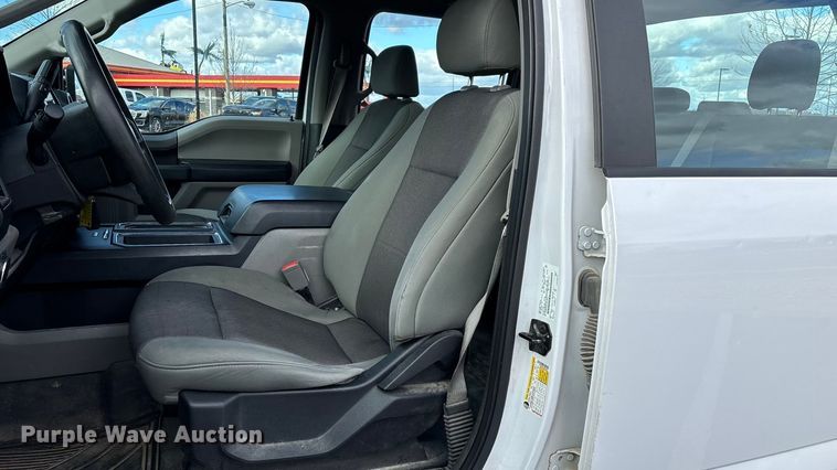 image for item FG0025 2018 Ford F150 Crew Cab flatbed pickup truck