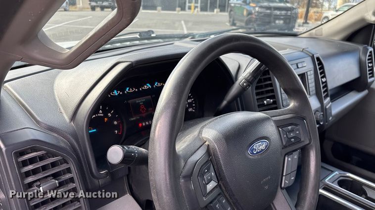 image for item FG0025 2018 Ford F150 Crew Cab flatbed pickup truck