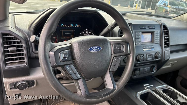 image for item FG0025 2018 Ford F150 Crew Cab flatbed pickup truck