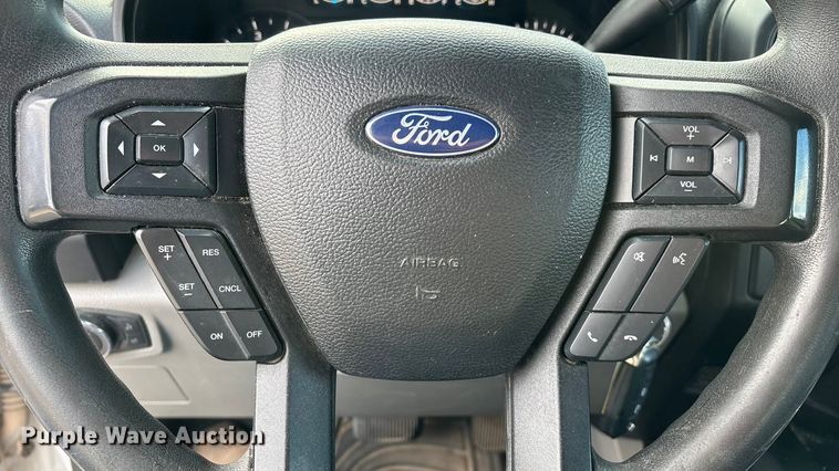 image for item FG0025 2018 Ford F150 Crew Cab flatbed pickup truck