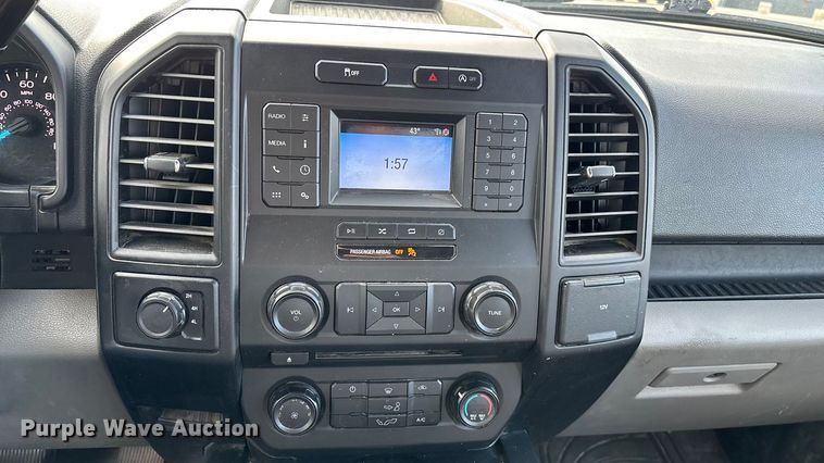 image for item FG0025 2018 Ford F150 Crew Cab flatbed pickup truck