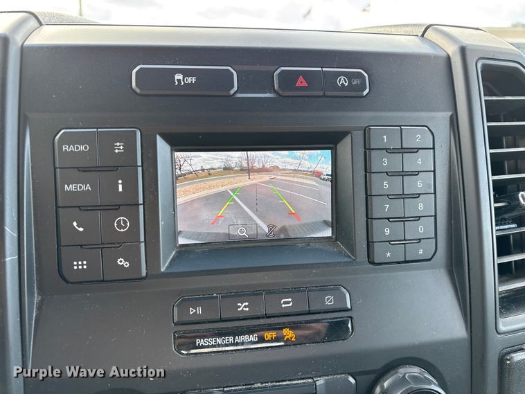 image for item FG0025 2018 Ford F150 Crew Cab flatbed pickup truck