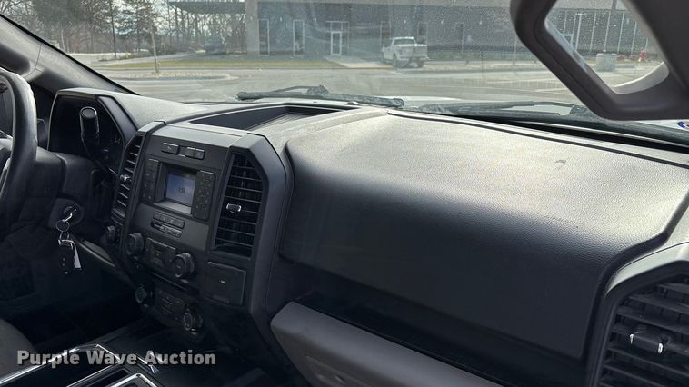 image for item FG0025 2018 Ford F150 Crew Cab flatbed pickup truck