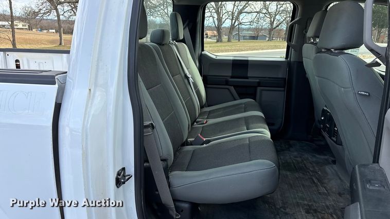 image for item FG0025 2018 Ford F150 Crew Cab flatbed pickup truck