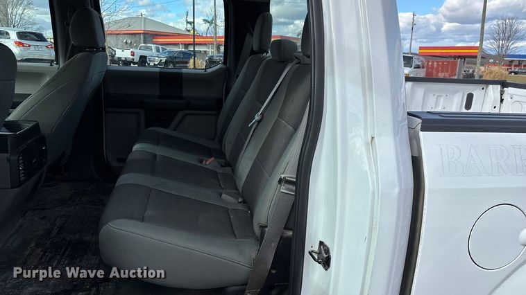 image for item FG0025 2018 Ford F150 Crew Cab flatbed pickup truck