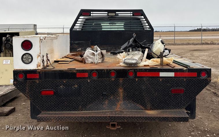 image for item FG2531 2016 Ford F350 Super Duty Ext. Cab flatbed pickup truck