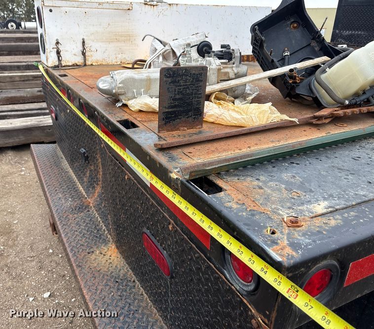 image for item FG2531 2016 Ford F350 Super Duty Ext. Cab flatbed pickup truck