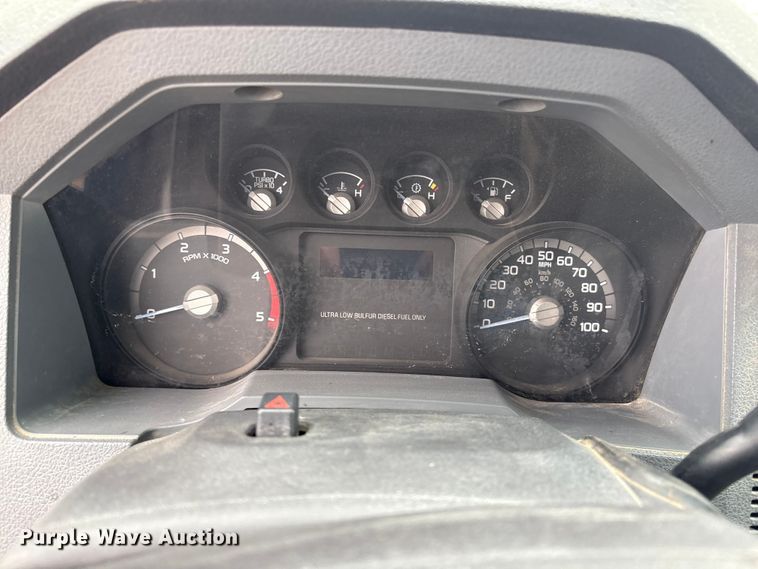 image for item FG2531 2016 Ford F350 Super Duty Ext. Cab flatbed pickup truck