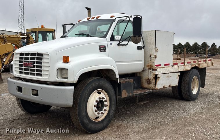 image for item FG2533 2000 GMC C6500 flatbed truck