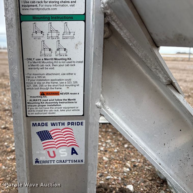 image for item FG2535 Merritt headache rack