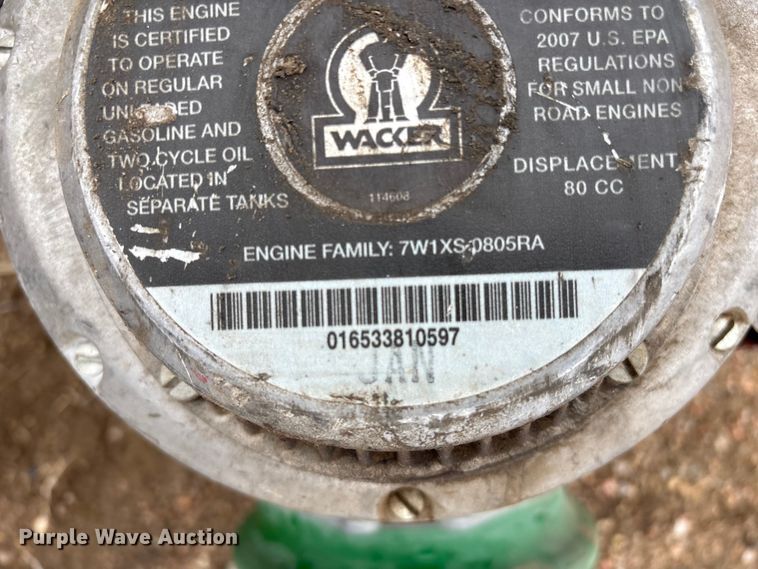 image for item FG2537 Wacker BS60-2i compactor