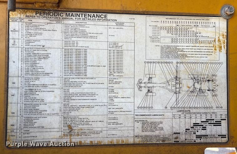 image for item FG2575 2001 John Deere 770CH motor grader