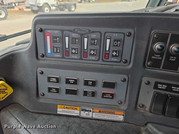 image for item FI0630 2009 Pierce Velocity ladder fire truck