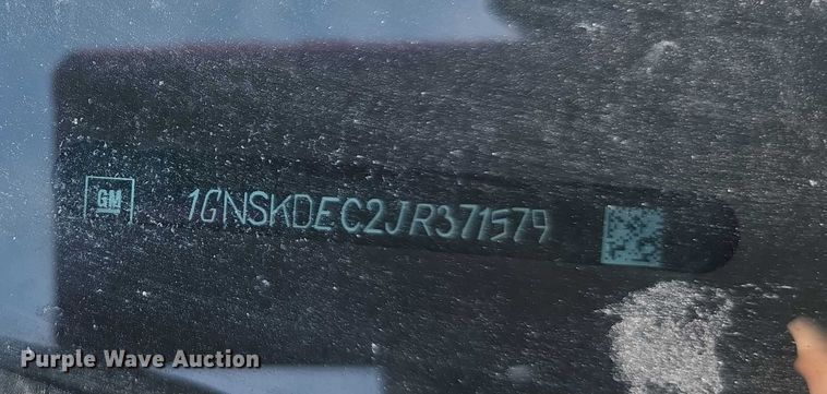 image for item FI0690 2018 Chevrolet Tahoe Police SUV