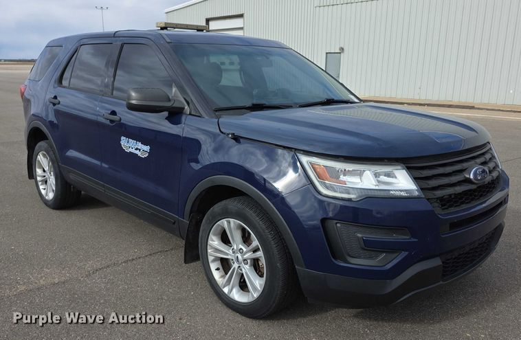 image for item FI0777 2017 Ford Explorer Police Interceptor SUV