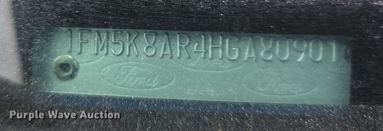 image for item FI0777 2017 Ford Explorer Police Interceptor SUV