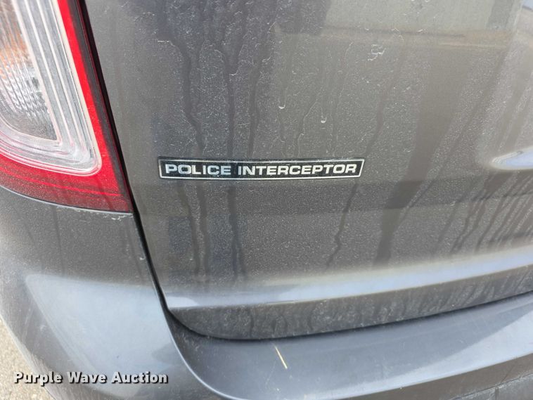 image for item FI0778 2015 Ford Explorer Police Interceptor SUV