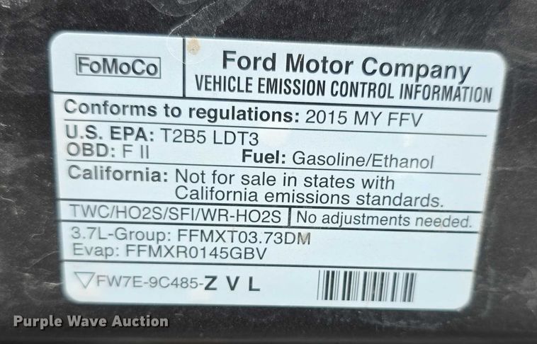 image for item FI0778 2015 Ford Explorer Police Interceptor SUV