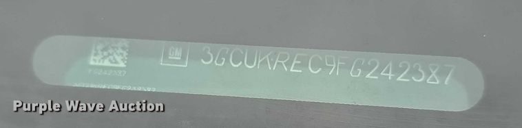 image for item FI0810 2015 Chevrolet Silverado 1500 Crew Cab pickup truck