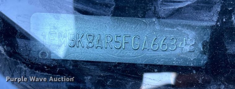 image for item FI1631 2015 Ford Explorer Police Interceptor SUV