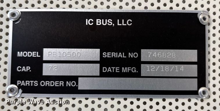 image for item FK0901 2016 IC Bus PB105 school bus