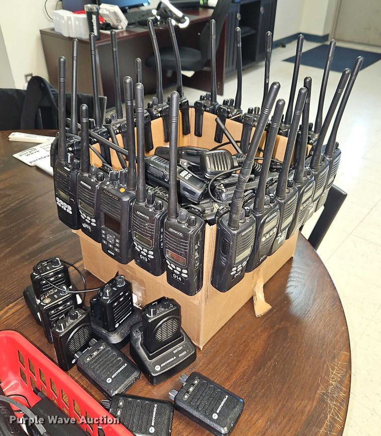 image for item FN5516 Approximately 34 Kenwood radios
