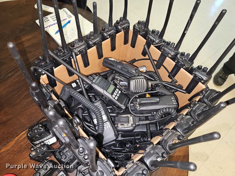 image for item FN5516 Approximately 34 Kenwood radios