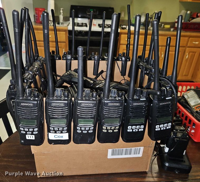 image for item FN5516 Approximately 34 Kenwood radios