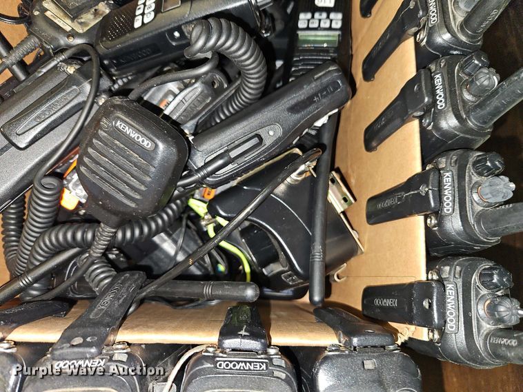 image for item FN5516 Approximately 34 Kenwood radios