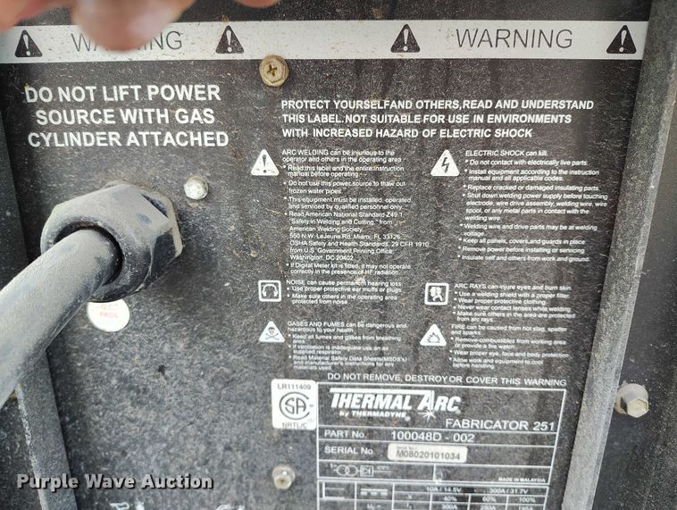 image for item IH9407 Thermal Arc 251 welder